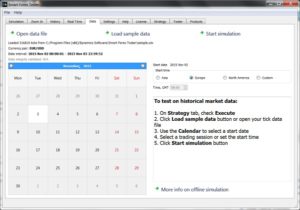 Forex testing on historical data